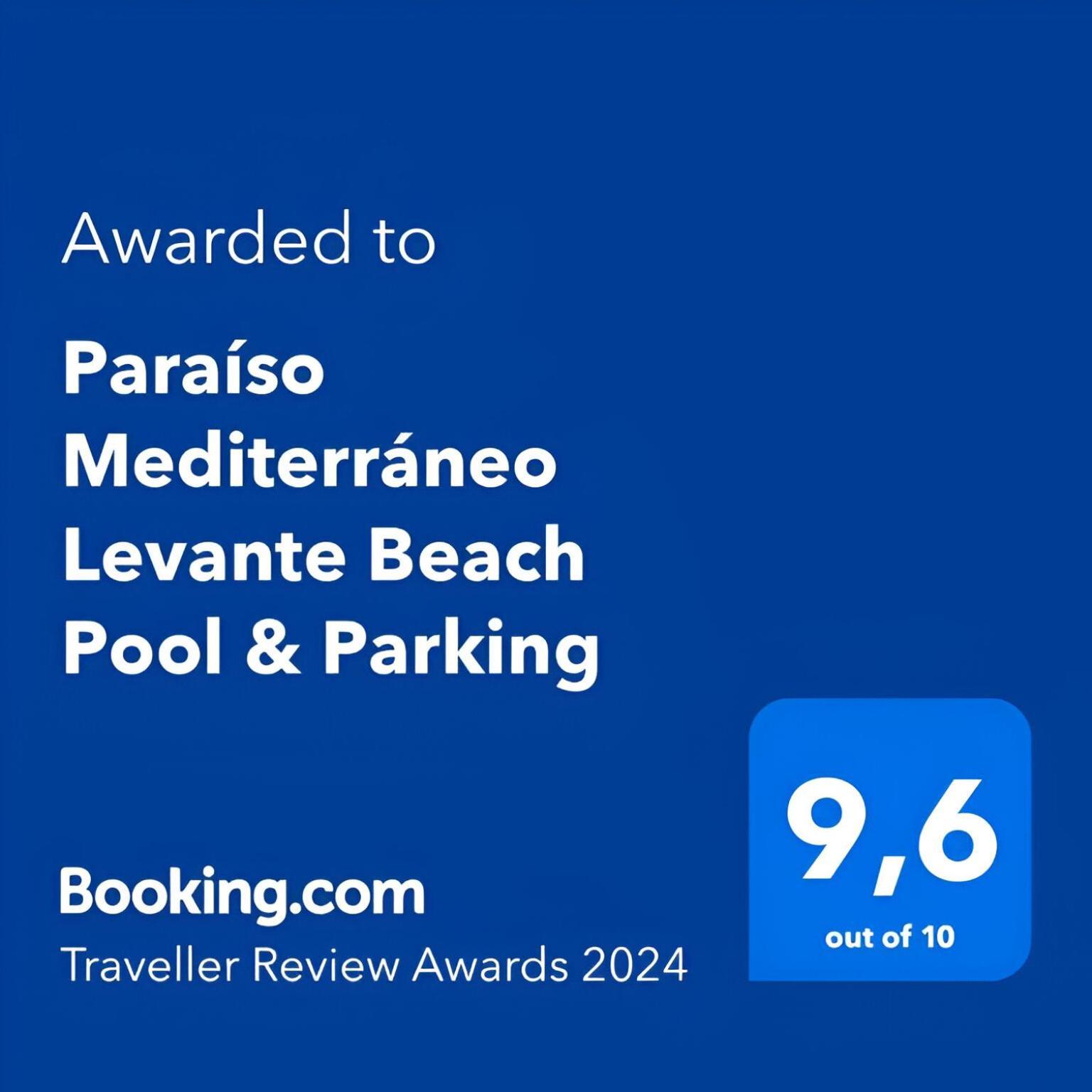 Paraiso Mediterraneo Levante Beach Pool & Parking Benidorm Esterno foto